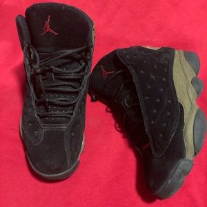 Used Size 9 Men Jordan 13 Retro Olive